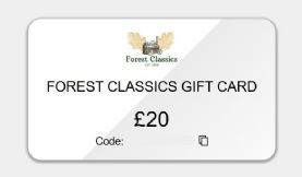 £20 Forest Classics Gift Card / Voucher